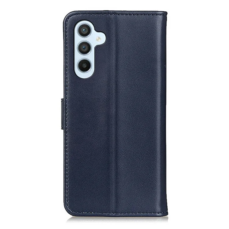 Funda para Samsung Galaxy A26 5G con ranuras para tarjetas, de piel sintética con tapa y soporte - Azul