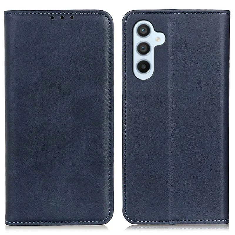 For Samsung Galaxy A56 5G Case Split Leather Flip Wallet Phone Cover - Blue