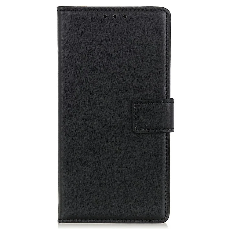 Funda para Samsung Galaxy A56 5G con ranuras para tarjetas, de piel sintética con tapa y soporte - Negro