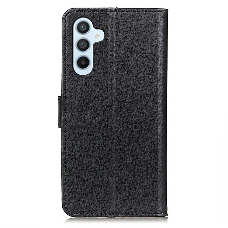 Funda para Samsung Galaxy A56 5G con ranuras para tarjetas, de piel sintética con tapa y soporte - Negro