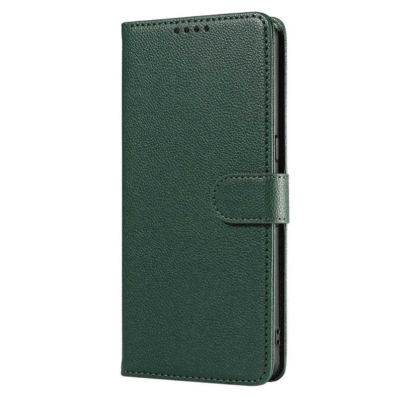 For Google Pixel 7 Pro 5G Leather Case Litchi Texture RFID Blocking Wallet Stand Phone Cover - Green