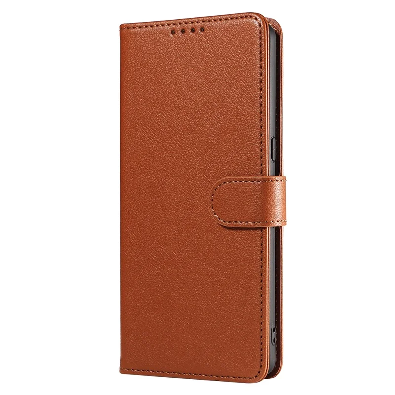 For Google Pixel 7 Pro 5G Leather Case Litchi Texture RFID Blocking Wallet Stand Phone Cover - Brown