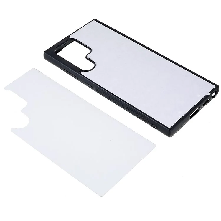 10 pièces / paquet pour étui Samsung Galaxy S25 Ultra Cas PC+TPU Housse de téléphone Prise en charge de l'impression par transfert thermique