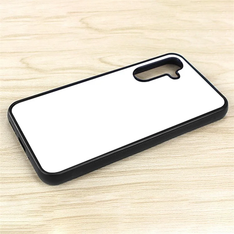 10 pièces / Paquet pour étui Samsung Galaxy S24+ Étui PC+TPU Couverture de téléphone Prise en charge de l'impression par transfert thermique