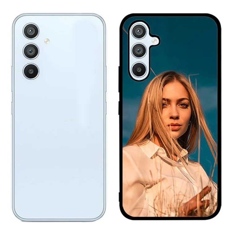10 Peças / Pacote para Capa de Telefone Samsung Galaxy S24 FE PC+TPU, Suporte para Impressão por Transferência Térmica