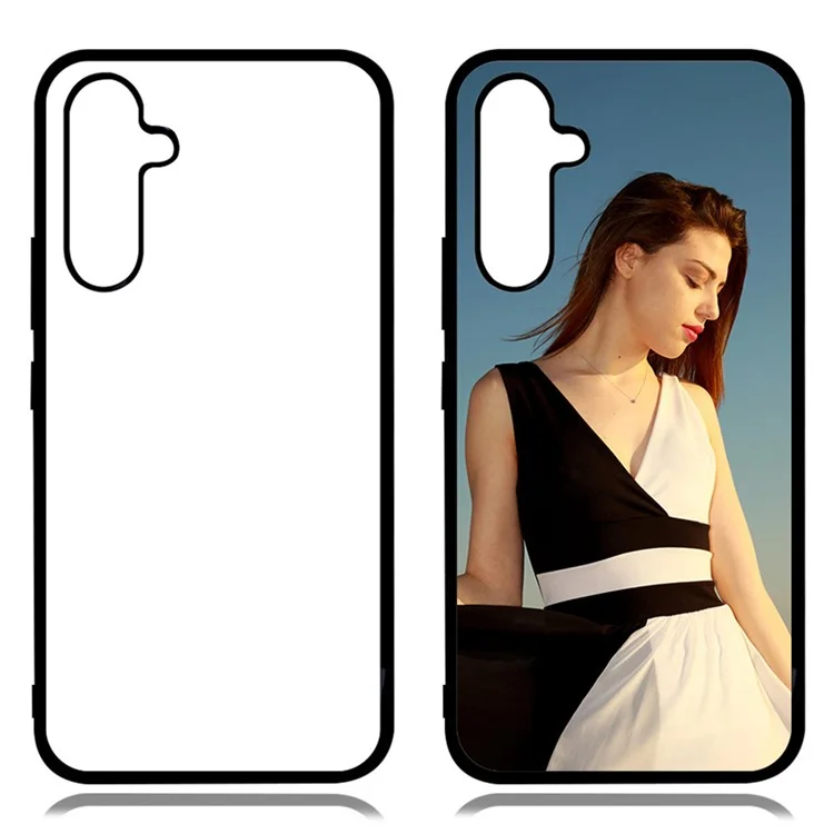 10 Peças / Pacote para Capa de Telefone Samsung Galaxy S24 FE PC+TPU, Suporte para Impressão por Transferência Térmica