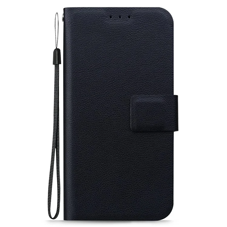 Funda para Samsung Galaxy A26 5G de cuero PU + TPU ultrafina con ranura para tarjeta - Negro