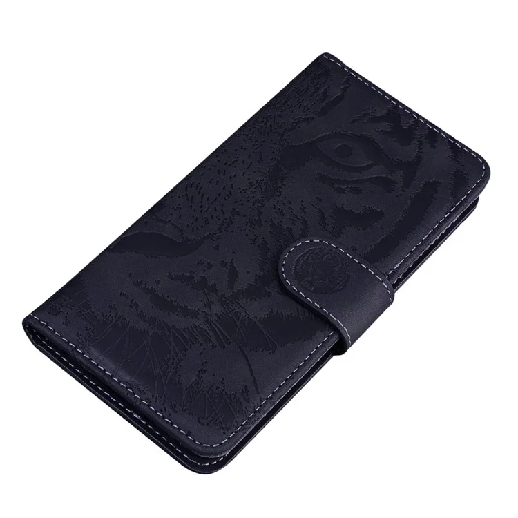 Custodia per OnePlus 13 Stampa tigre in pelle portafoglio Cover telefonica - Nero