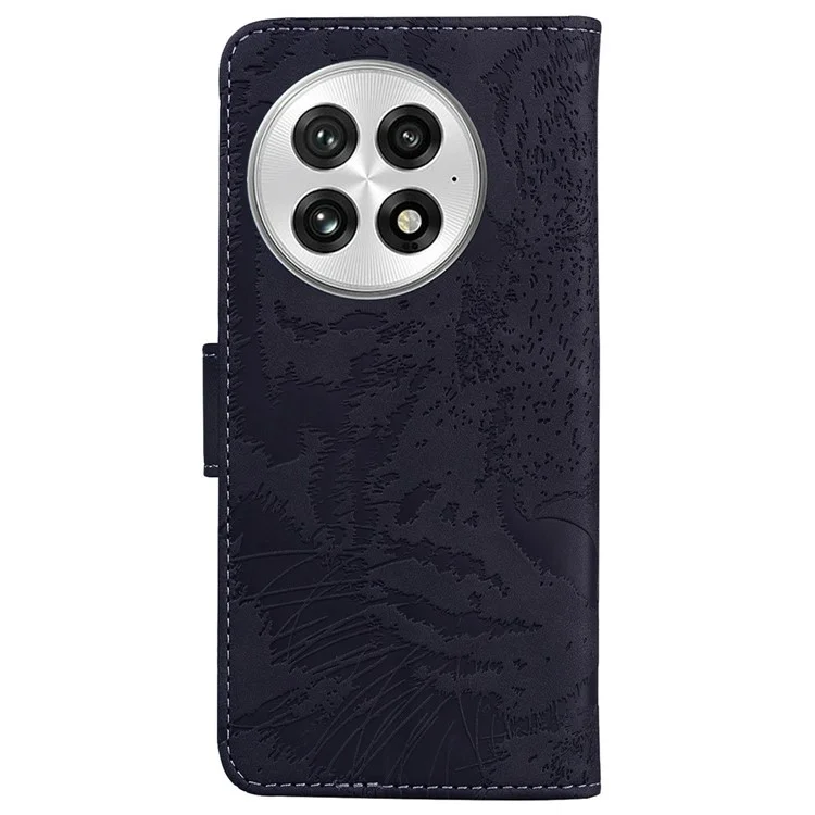 Custodia per OnePlus 13 Stampa tigre in pelle portafoglio Cover telefonica - Nero