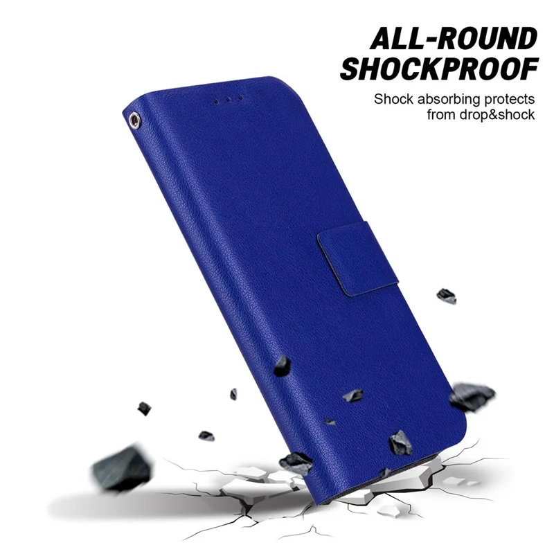 For Xiaomi 15 Case Ultra-Thin PU Leather + TPU Phone Cover with Card Slot - Blue