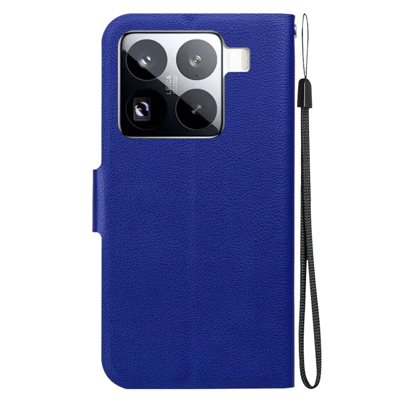 For Xiaomi 15 Pro Case Ultra-Thin PU Leather + TPU Phone Cover with Card Slot - Blue