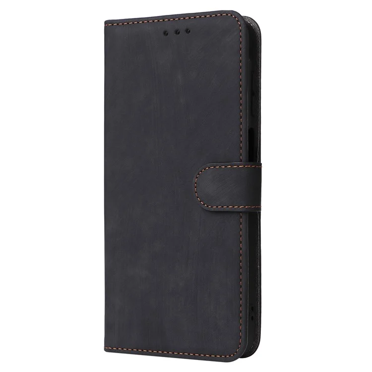 Für Samsung Galaxy A26 5G Wallet Case RFID-blockierende PU-Leder-Cover Stand-Ansicht - Schwarz