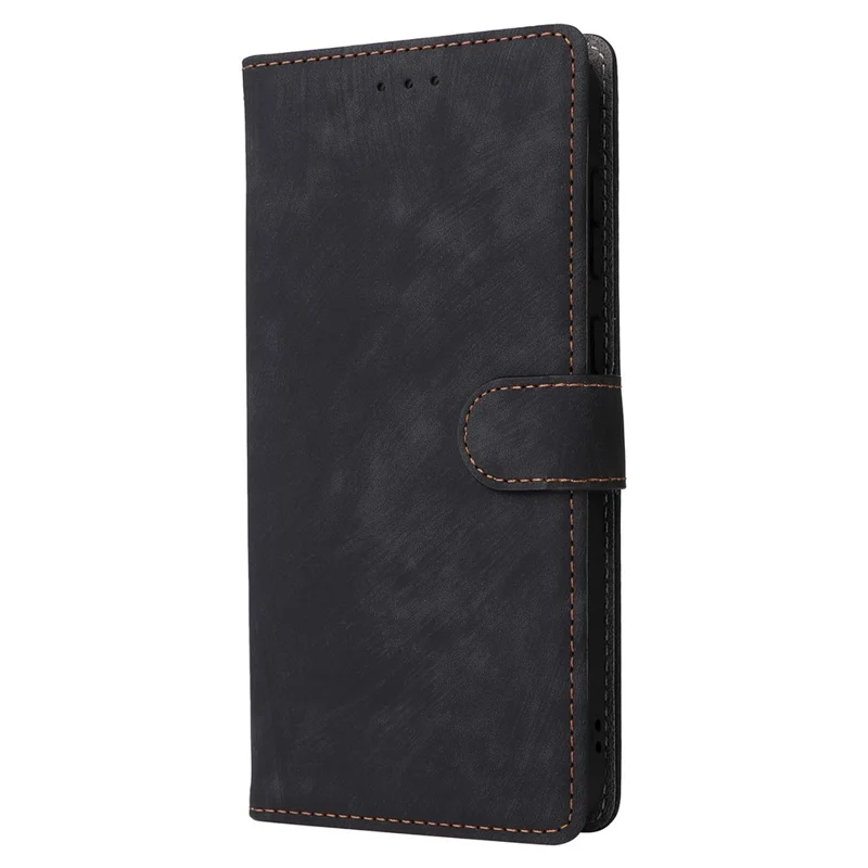 Für Samsung Galaxy A56 5G Wallet Case RFID-Blockierung PU-Lederabdeckung Standansicht - Schwarz