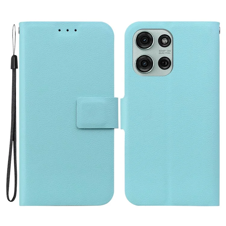 Capa para Motorola Moto G75 5G, ultrafina, em couro PU + TPU, com slot para cartão - Verde