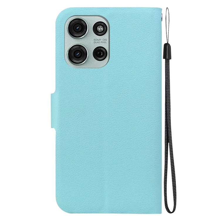 Capa para Motorola Moto G75 5G, ultrafina, em couro PU + TPU, com slot para cartão - Verde