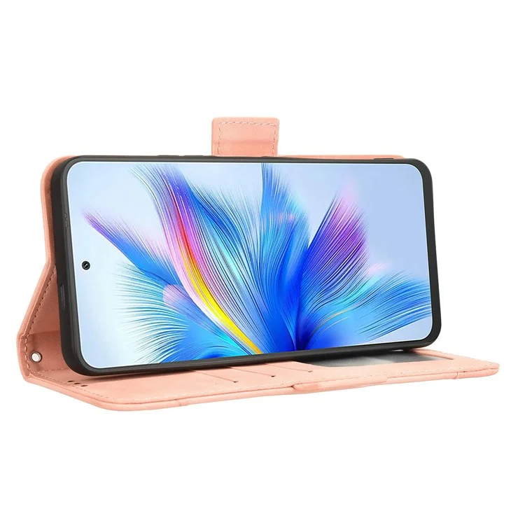 Étui en cuir pour Blackview Shark 9 5G avec plusieurs emplacements pour cartes - Rose