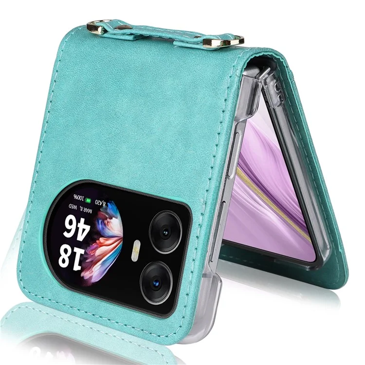 Étui pour Blackview Hero 10 4G avec emplacements pour cartes et dragonne - Vert