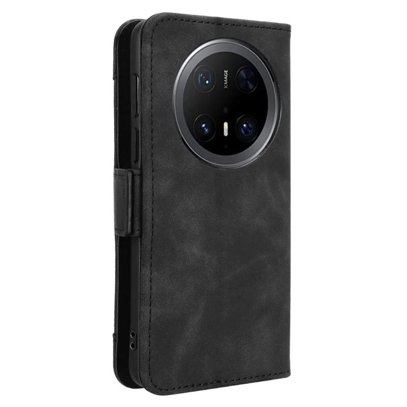 For Huawei Mate 70 Pro+ / 70 Pro Leather Case Phone Wallet Cover with Multiple Card Slots - Black