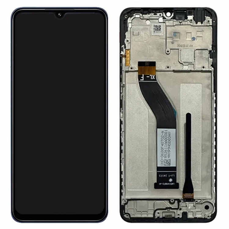 LCD Screen and Digitizer Assembly + Frame For Xiaomi Redmi 14C 4G / 14R 5G / Poco C75 4G , Grade B Replacement Part (Without Logo)