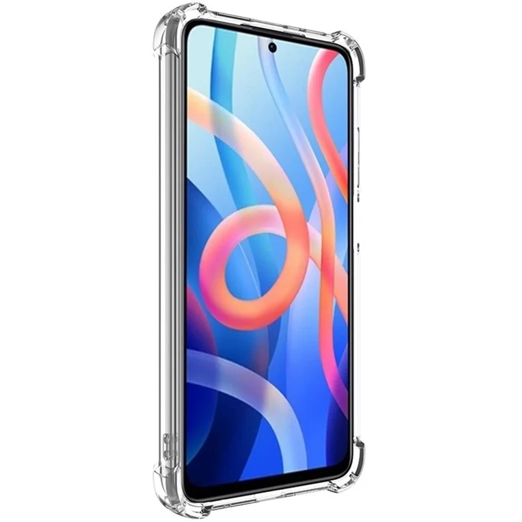 Funda de TPU de la serie IMAK UX-4 para Xiaomi Redmi 10 2022 4G / Redmi 10 4G (2021) / Redmi 10 Prime / Redmi Note 11 4G (MediaTek) Cuatro esquinas con marco recto a prueba de golpes Cubierta de teléfono transparente