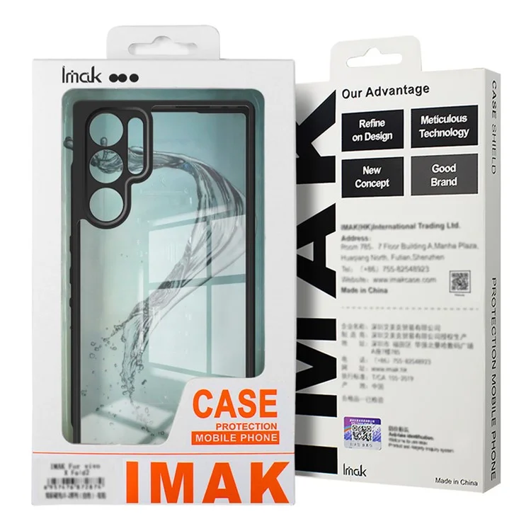 IMAK UX-9A Series для Honor Magic7 5G прозрачный чехол TPU+PC с усиленными углами