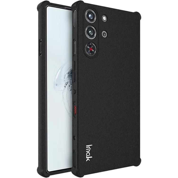 IMAK For ZTE nubia Red Magic 10S Pro+ 5G / 10S Pro 5G / 10 Pro+ 5G / 10 Pro 5G Case TPU Phone Cover Airbag Shockproof Protection - Black