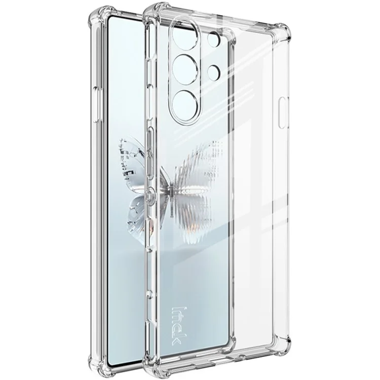 Coque de téléphone IMAK pour ZTE nubia Red Magic 10 Pro+ 5G / 10 Pro 5G, en TPU, avec protection antichoc airbag - Transparente