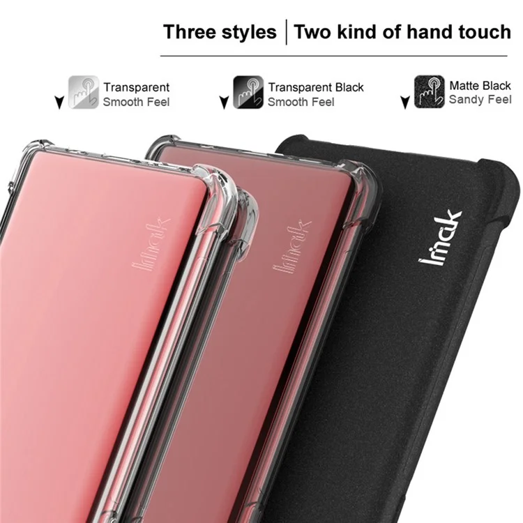 Coque de téléphone IMAK pour ZTE nubia Red Magic 10 Pro+ 5G / 10 Pro 5G, en TPU, avec protection antichoc airbag - Transparente