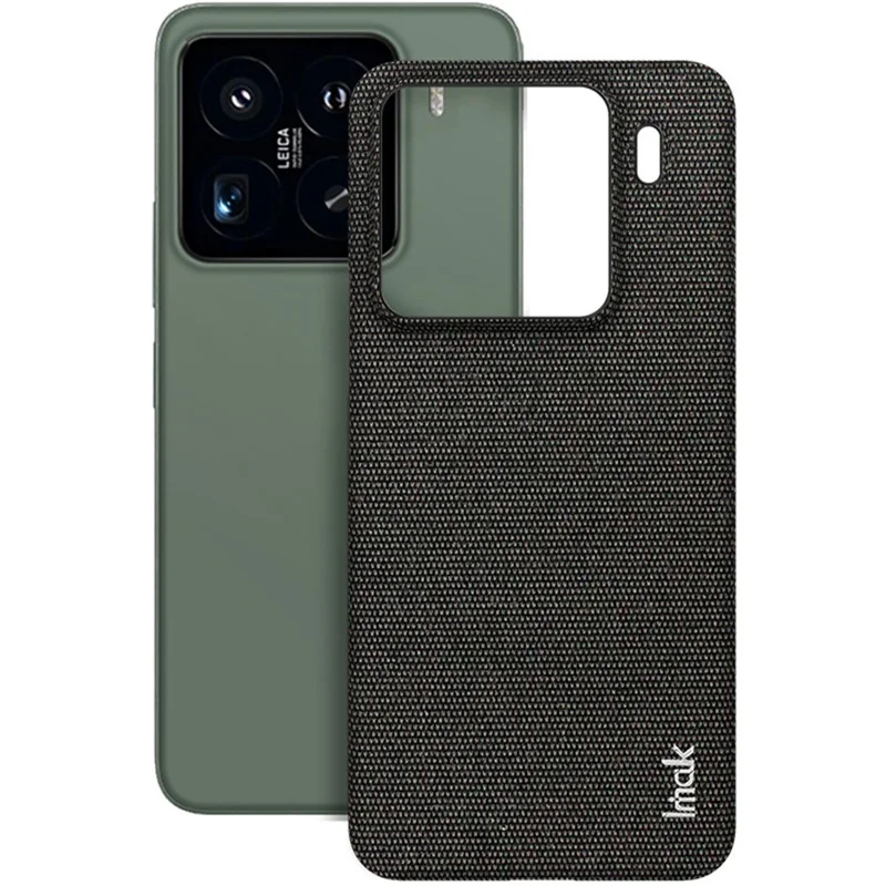 Funda para Xiaomi 15 Pro de la serie IMAK Ruiyi, con textura de tela clásica, cuero y PC - Negro
