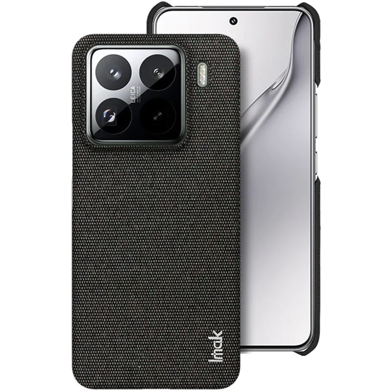 Funda para Xiaomi 15 Pro de la serie IMAK Ruiyi, con textura de tela clásica, cuero y PC - Negro