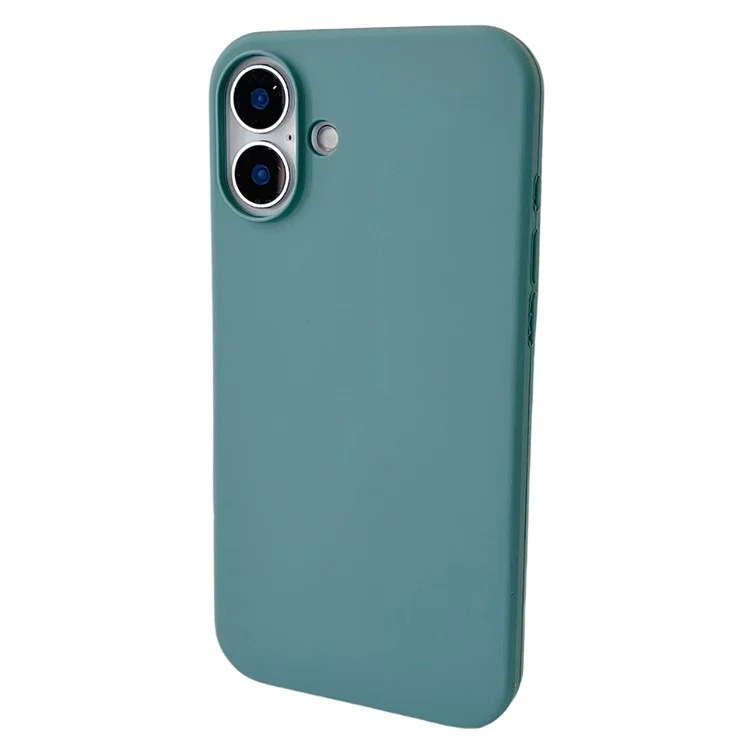 Funda para iPhone 16 de silicona a prueba de golpes - Verde