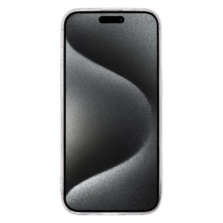 Custodia per iPhone 13 Pro Max Anti Caduta TPU Cover Posteriore per Telefono Glitter Epossidico Farfalla - Rosa