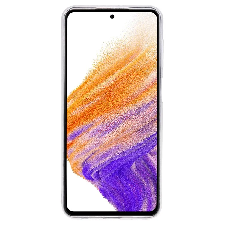 Coque pour Samsung Galaxy A25 5G (version mondiale) (161,0 x 76,5 x 8,3 mm) - Antichoc en TPU, couvercle de téléphone avec époxy et paillettes papillon - Rose