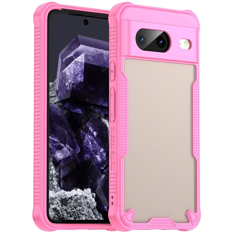 Für Google Pixel 8 Hülle PC+TPU mattierter Handyrückseite - Pink