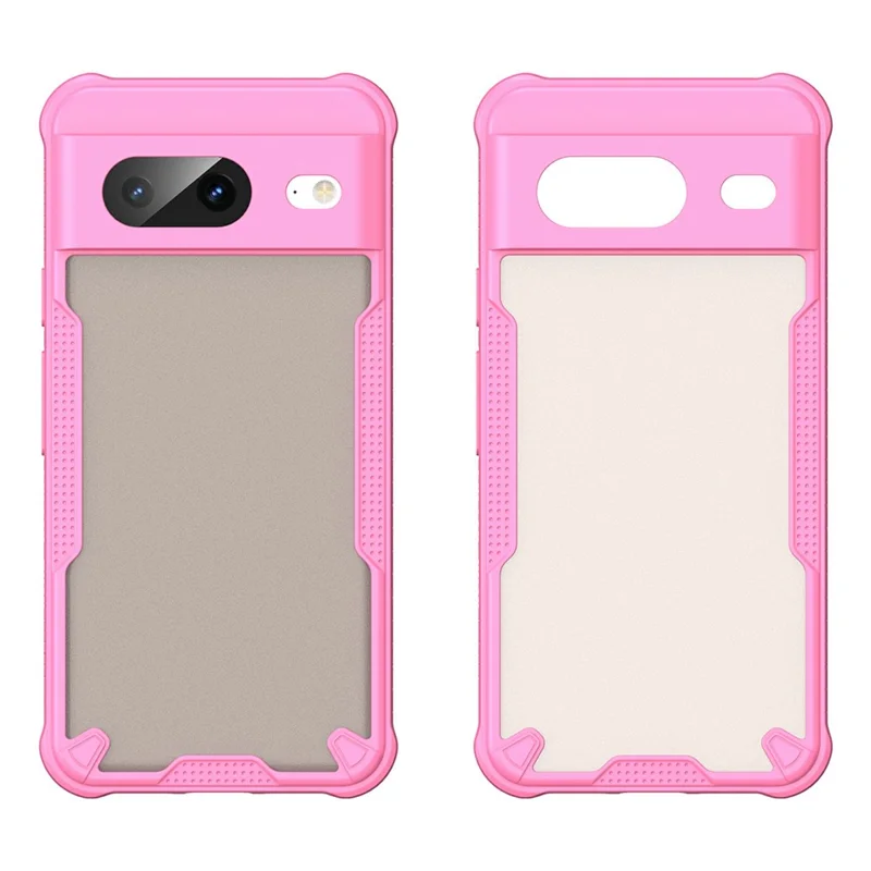 Für Google Pixel 8 Hülle PC+TPU mattierter Handyrückseite - Pink