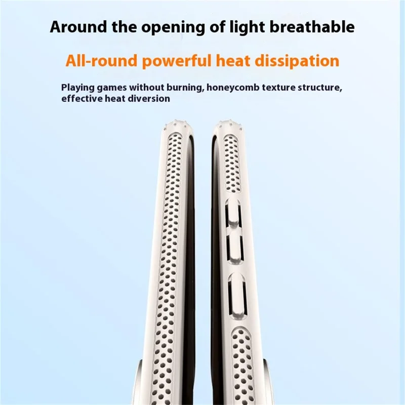 For Honor Magic6 Pro 5G Magnetic Case Kickstand TPU PC Heat Dissipation Phone Cover - Black