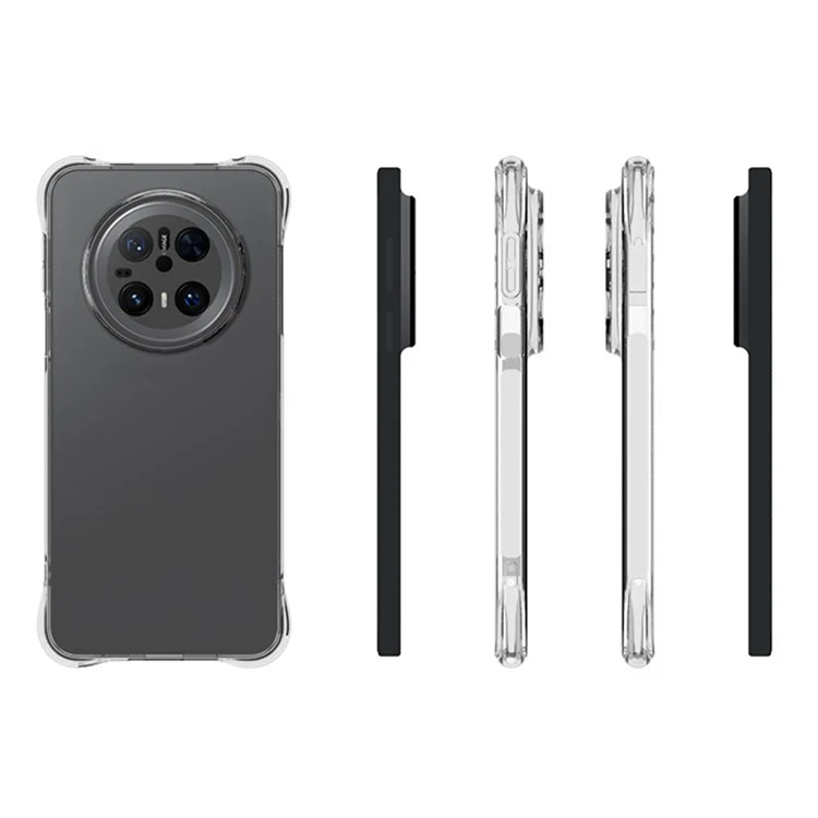 Funda de TPU para Huawei Mate 70, cubierta de teléfono móvil transparente antideslizante