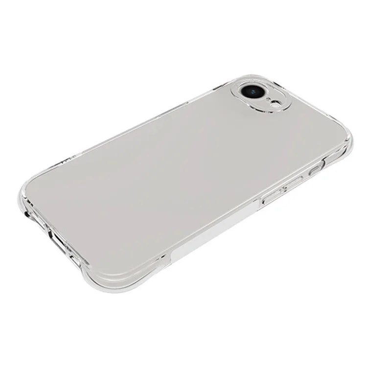 Funda de teléfono TPU para iPhone SE (2024) antideslizante y transparente