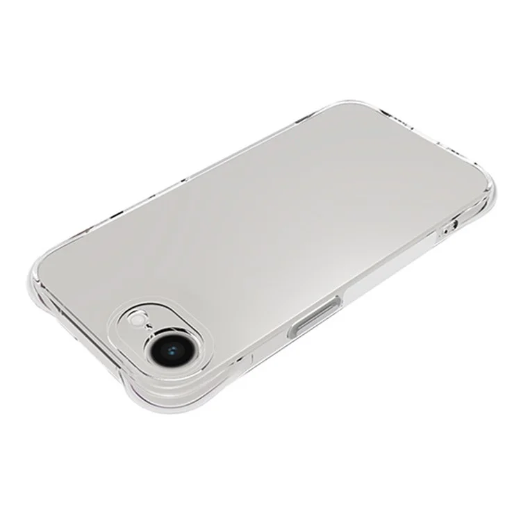Funda de teléfono TPU para iPhone SE (2024) antideslizante y transparente