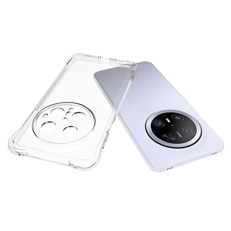 Compra al por mayor de Huawei Mate 70 Pro Funda de teléfono transparente Antideslizante Resistente a los golpes Cubierta trasera de TPU