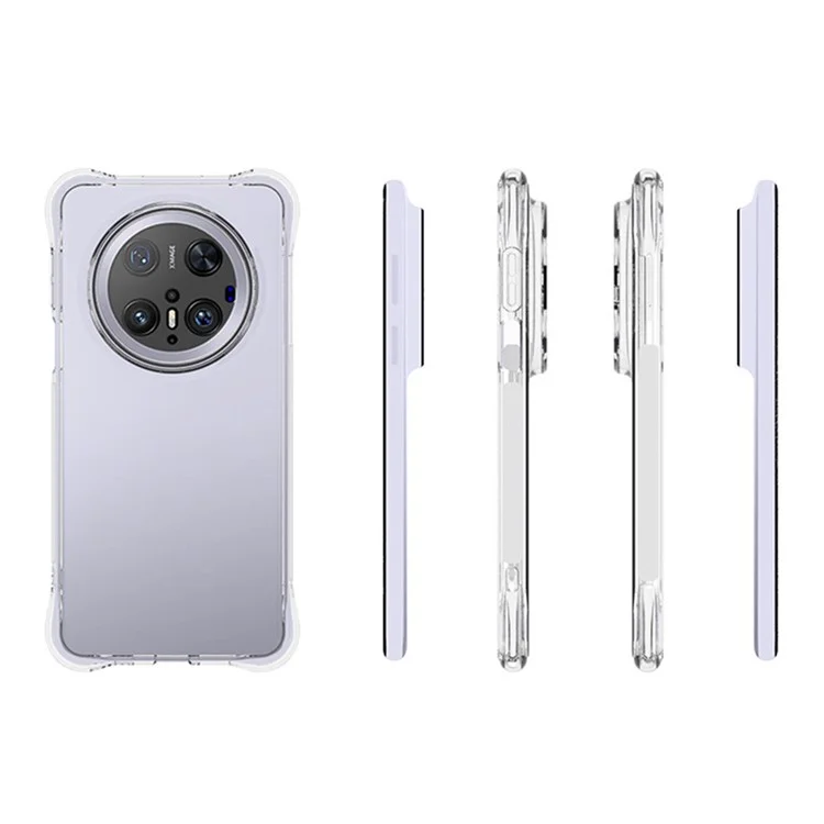 Compra al por mayor de Huawei Mate 70 Pro Funda de teléfono transparente Antideslizante Resistente a los golpes Cubierta trasera de TPU