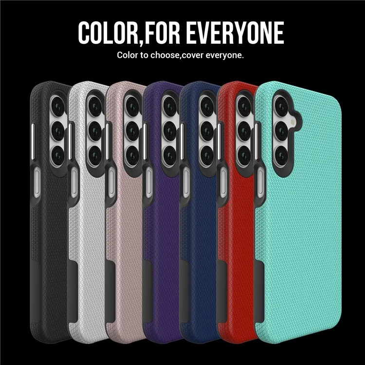 Coque pour Samsung Galaxy A36 5G / A56 5G, en TPU+PC, avec protection anti-chute aux quatre coins - Noir