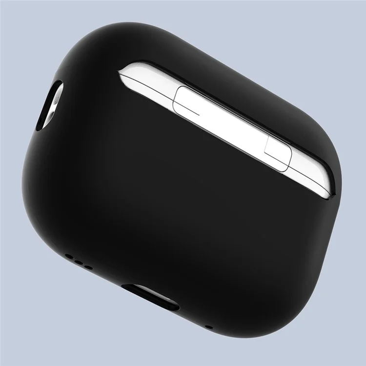 ENKAY HAT-PRINCE Silicone Case Pour Apple Airpods Pro 2, Bluetooth Earbuds à L'épreuve de Protection Ultra Mince Couverture de Protection - le Noir