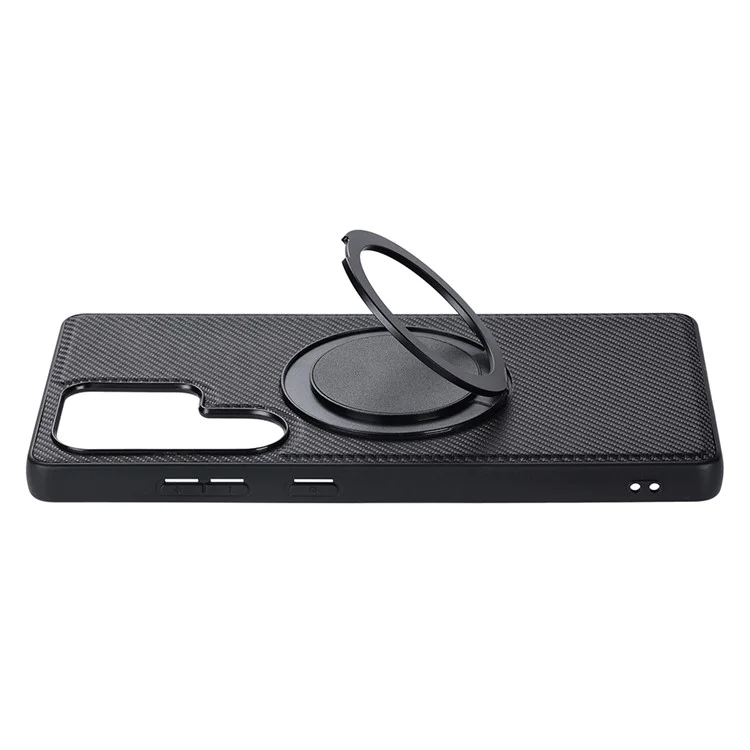 Funda magnética para teléfono con soporte para Samsung Galaxy S24 Ultra de la serie TCY de VILI, cubierta trasera de PC y TPU