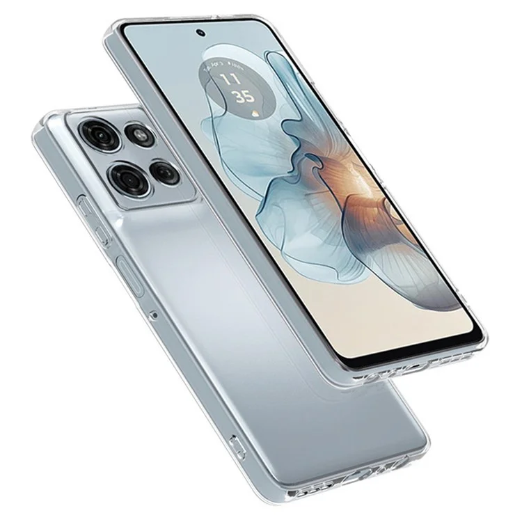 Funda de teléfono transparente y ultra delgada de TPU flexible para Motorola Moto G Power (2025)