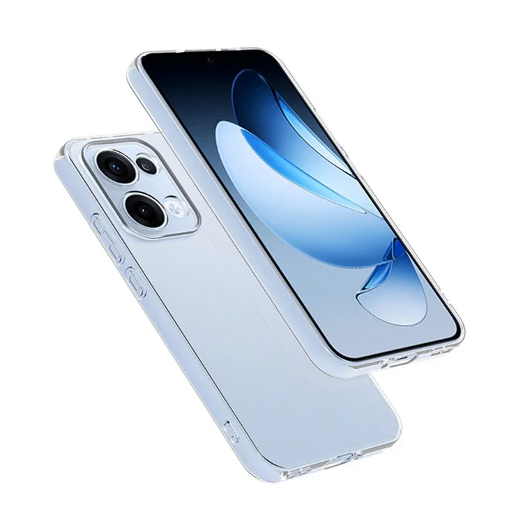 Прозрачный чехол для телефона Oppo Reno13 5G (глобальная версия), ультратонкий гибкий чехол из ТПУ.