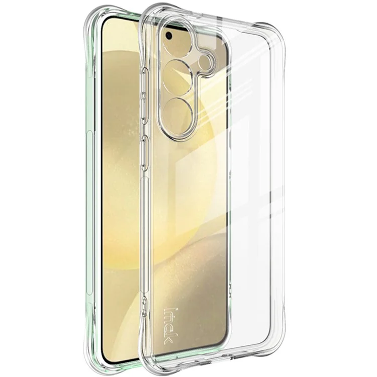 Coque IMAK pour Samsung Galaxy S25+ en TPU, protection antichoc avec airbag - Transparent