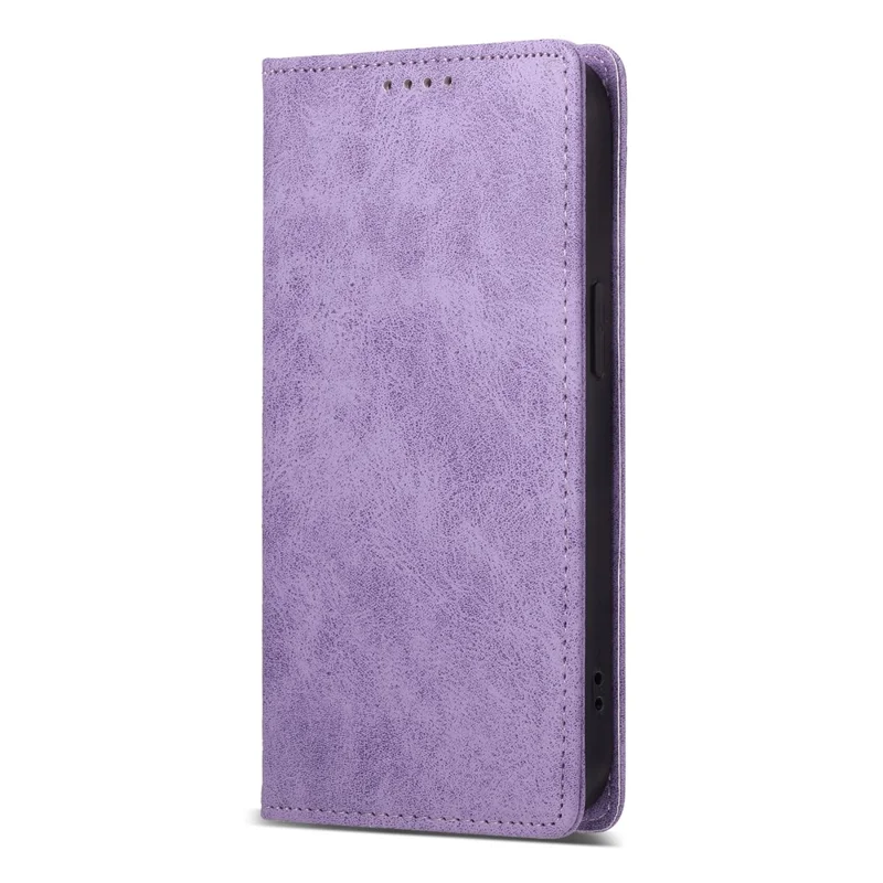 DF-05 For Samsung Galaxy A56 5G Wallet Case RFID Blocking PU Leather Phone Cover - Purple