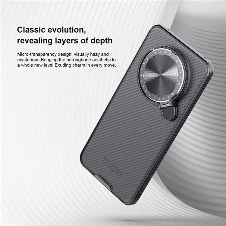 Coque NILLKIN Camshield Prop Series pour Huawei Mate 70 Translucide Glissière Protection Caméra PC + TPU