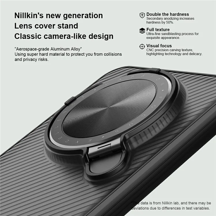 Coque NILLKIN Camshield Prop Series pour Huawei Mate 70 Translucide Glissière Protection Caméra PC + TPU